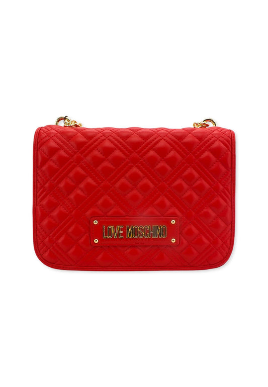 LOVE MOSCHINO Borsa Crossbody Quilted Rosso JC4000PP0FLA0500 - Sandrini Calzature e Abbigliamento