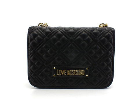 LOVE MOSCHINO Borsa Crossbody Tracolla Quilted Logo Nero JC4000PP0ELA0000 - Sandrini Calzature e Abbigliamento