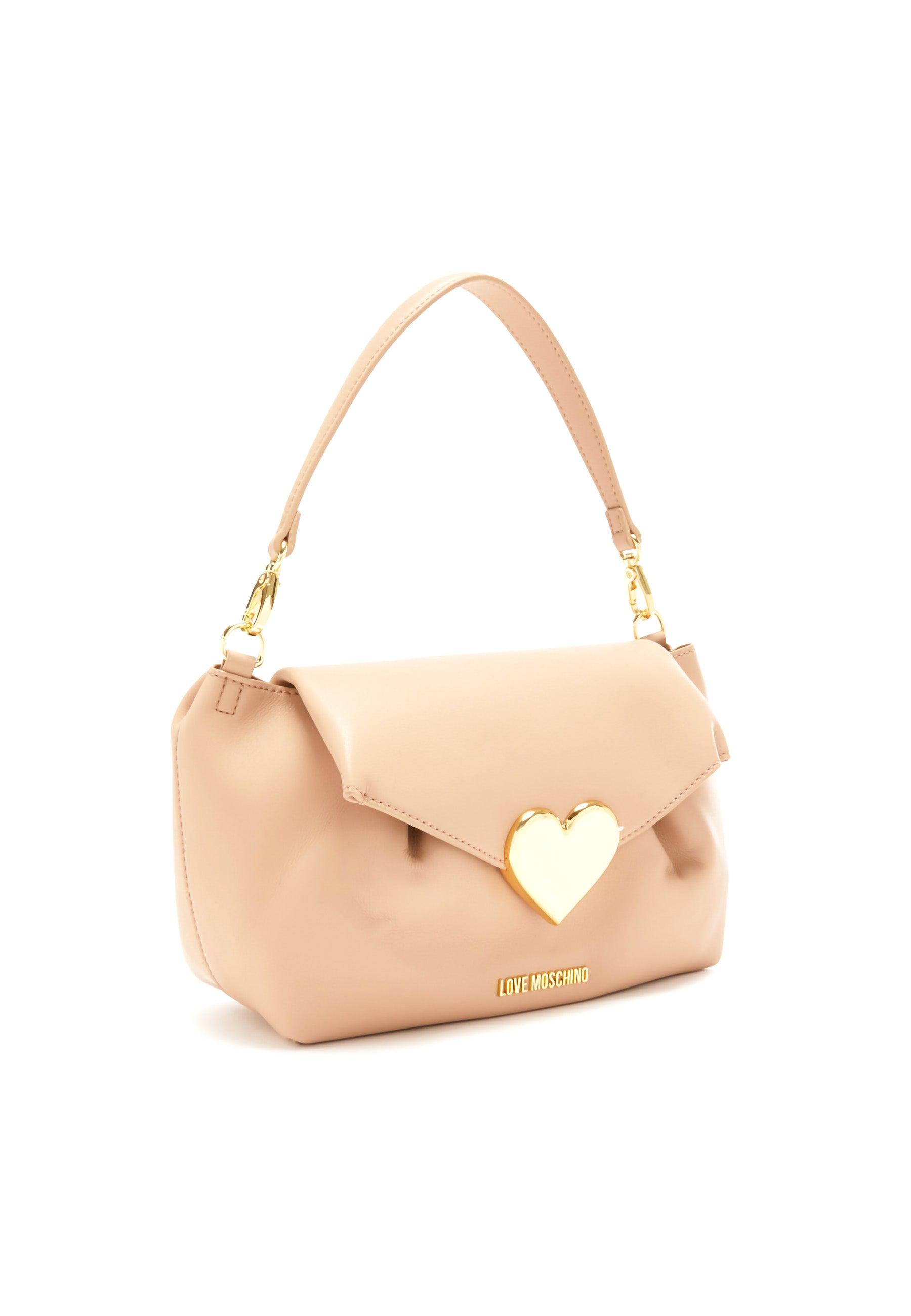 LOVE MOSCHINO Borsa Cuore Small Nude JC4078PP1HLC0609 - Sandrini Calzature e Abbigliamento