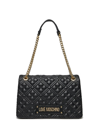 LOVE MOSCHINO Borsa Donna Nero Gold JC4014PP1ILA0000 - Sandrini Calzature e Abbigliamento