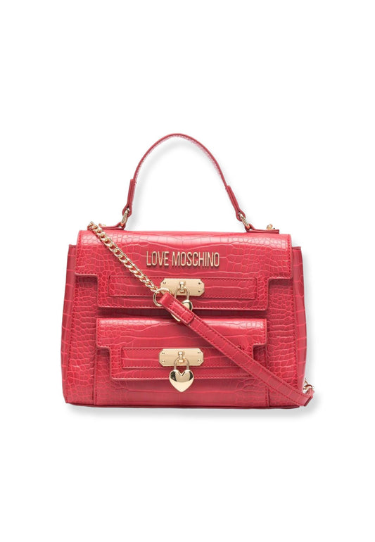 LOVE MOSCHINO Borsa Donna Stampa Coccodrillo Rosso JC4200PP1FLF0500 - Sandrini Calzature e Abbigliamento