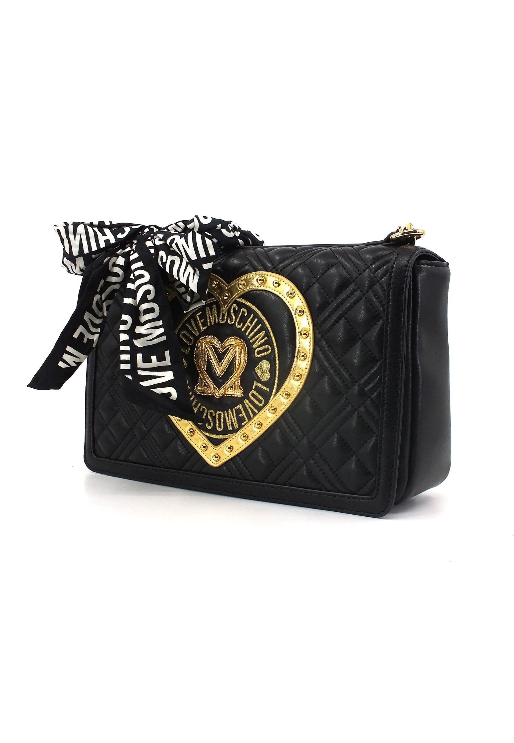 LOVE MOSCHINO Borsa Flap Fiocco Nero JC4269PP0HKM100A - Sandrini Calzature e Abbigliamento