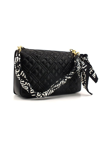 LOVE MOSCHINO Borsa Flap Fiocco Nero JC4269PP0HKM100A - Sandrini Calzature e Abbigliamento