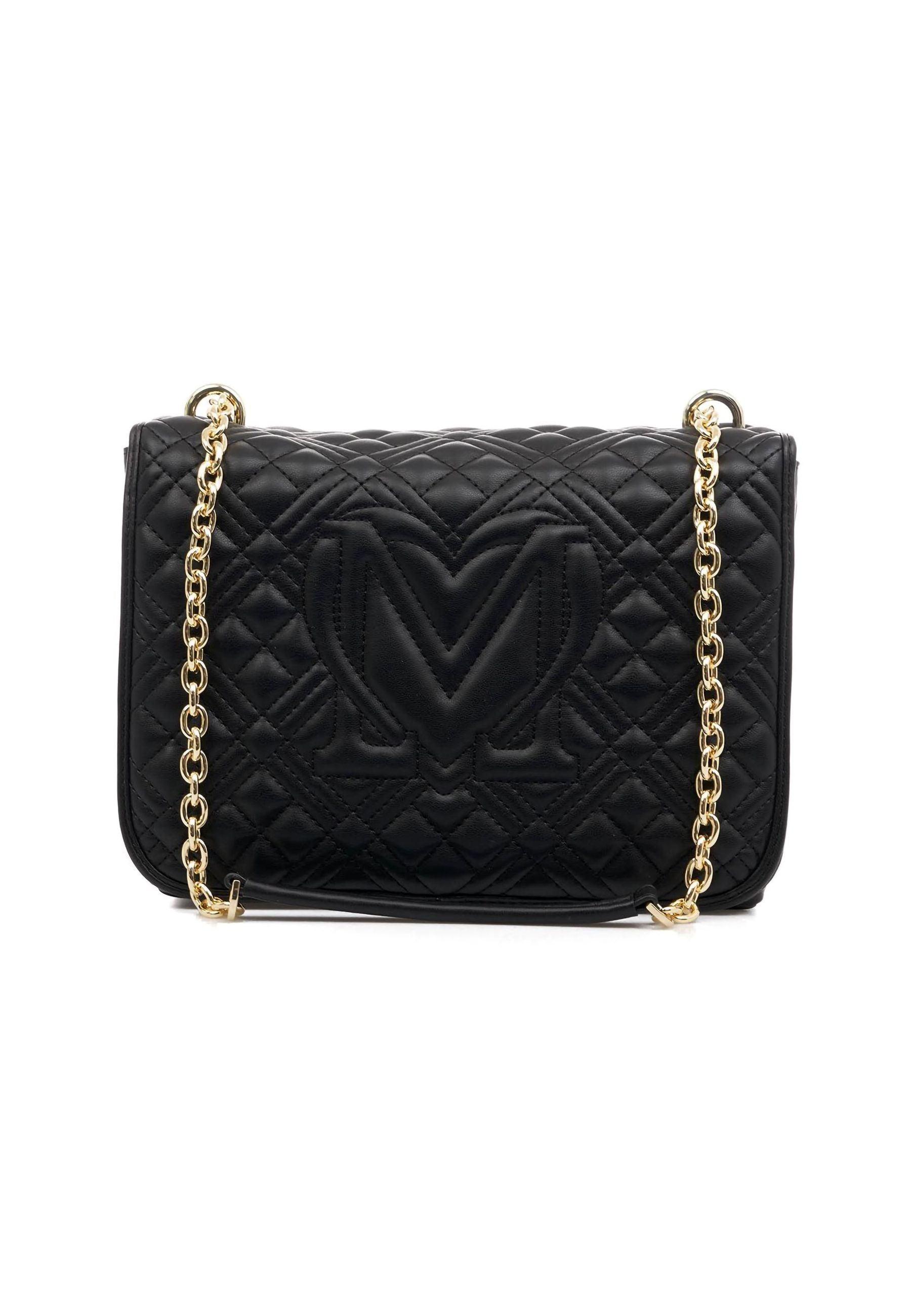 LOVE MOSCHINO Borsa Flap Quilted Nero JC4000PP1GLA0000 - Sandrini Calzature e Abbigliamento