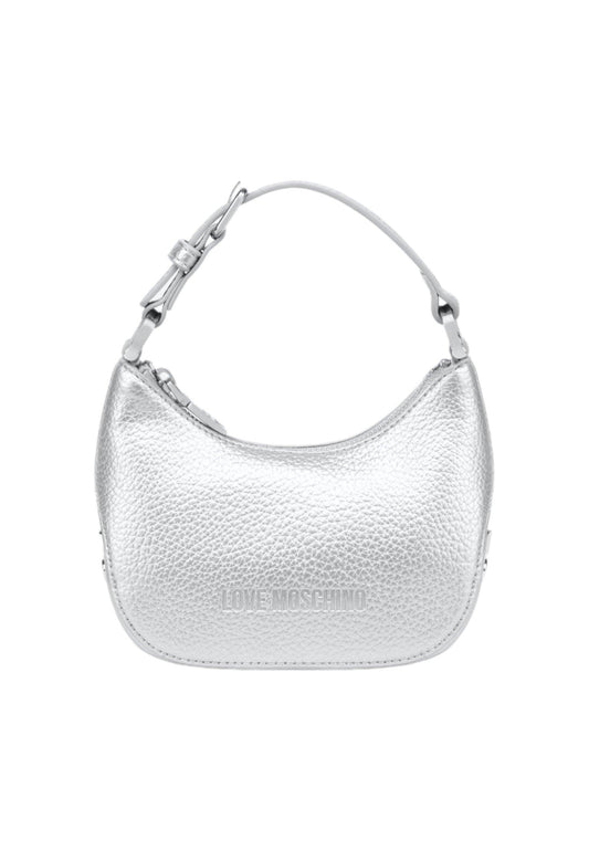 LOVE MOSCHINO Borsa Hand Bag Donna Argento JC4019PP1ILT190B - Sandrini Calzature e Abbigliamento