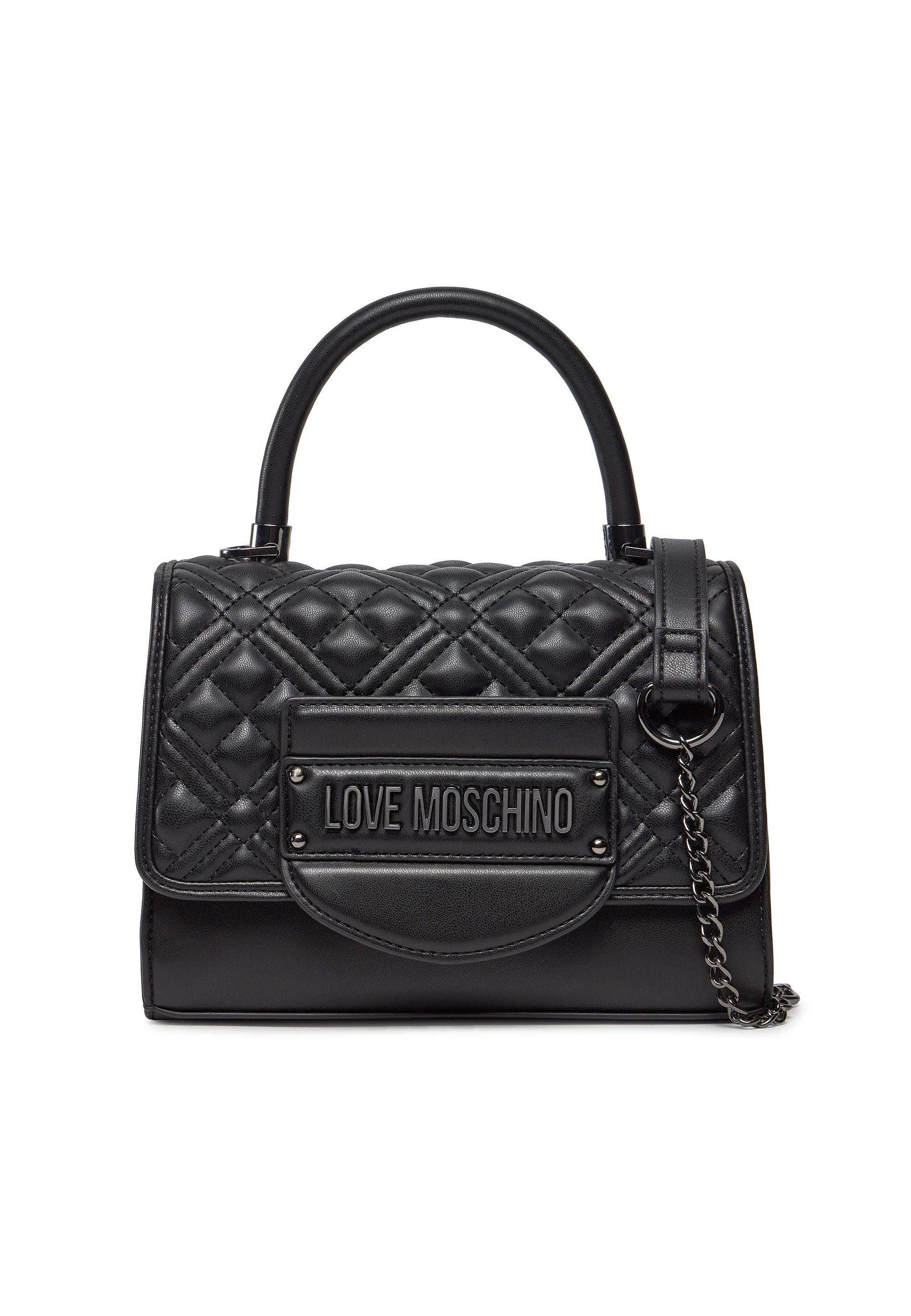 LOVE MOSCHINO Borsa Hand Bag Donna Nero Canna di Fucile JC4055PP1ILA000A - Sandrini Calzature e Abbigliamento