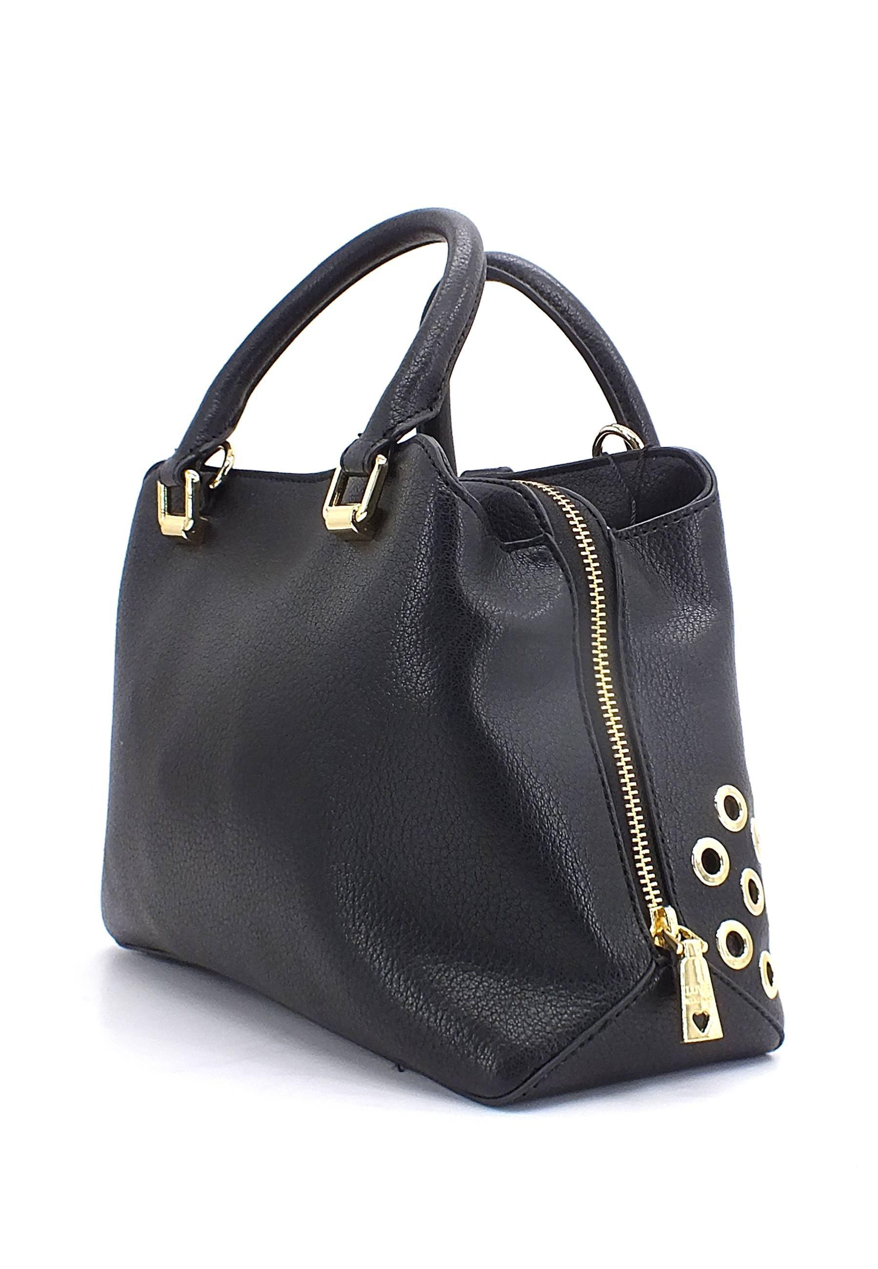 LOVE MOSCHINO Borsa Hand Bag Eyelets Nero JC4341PP0FKD0000 - Sandrini Calzature e Abbigliamento