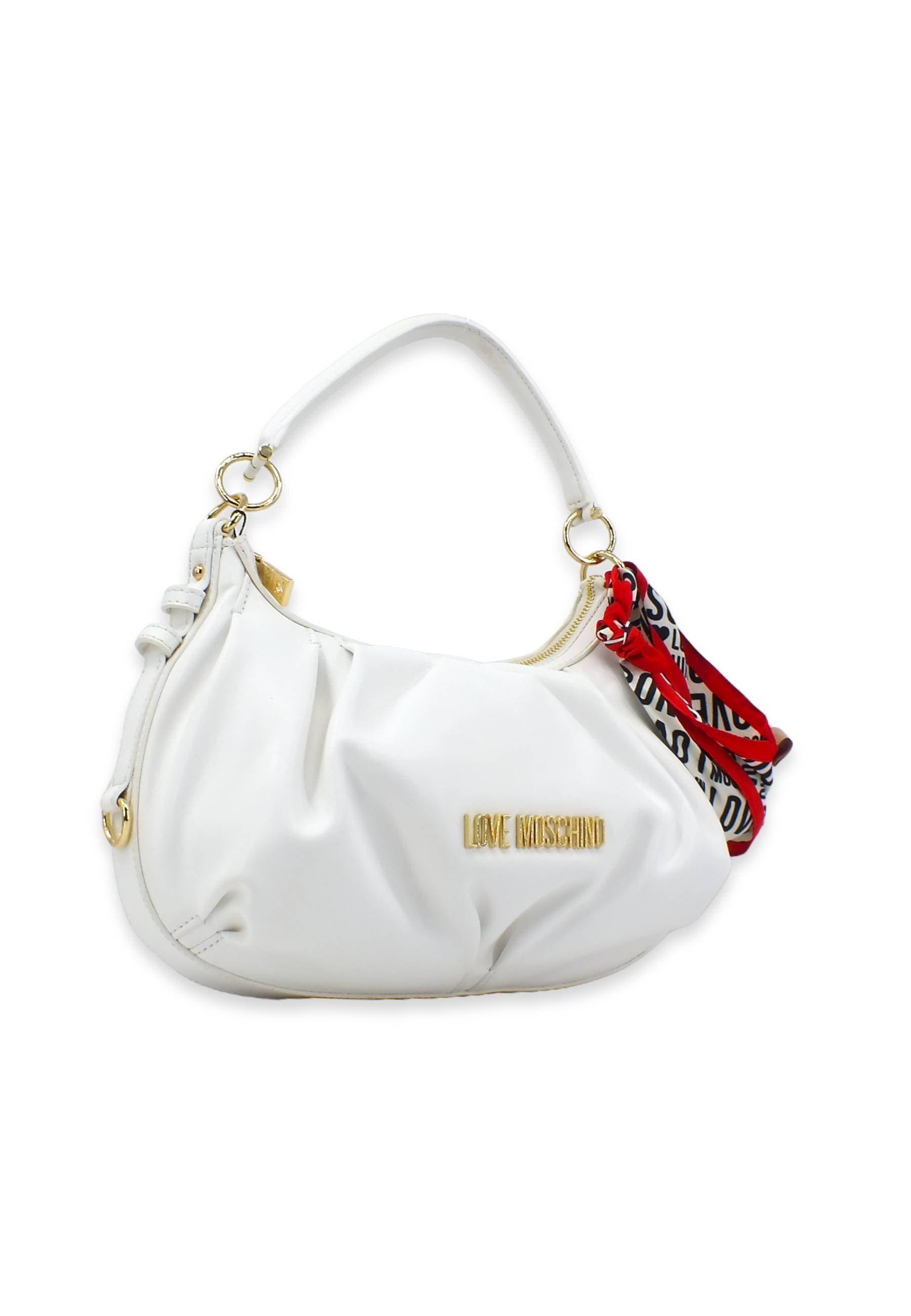 LOVE MOSCHINO Borsa Hobo Bianco JC4040PP1GLE110A - Sandrini Calzature e Abbigliamento