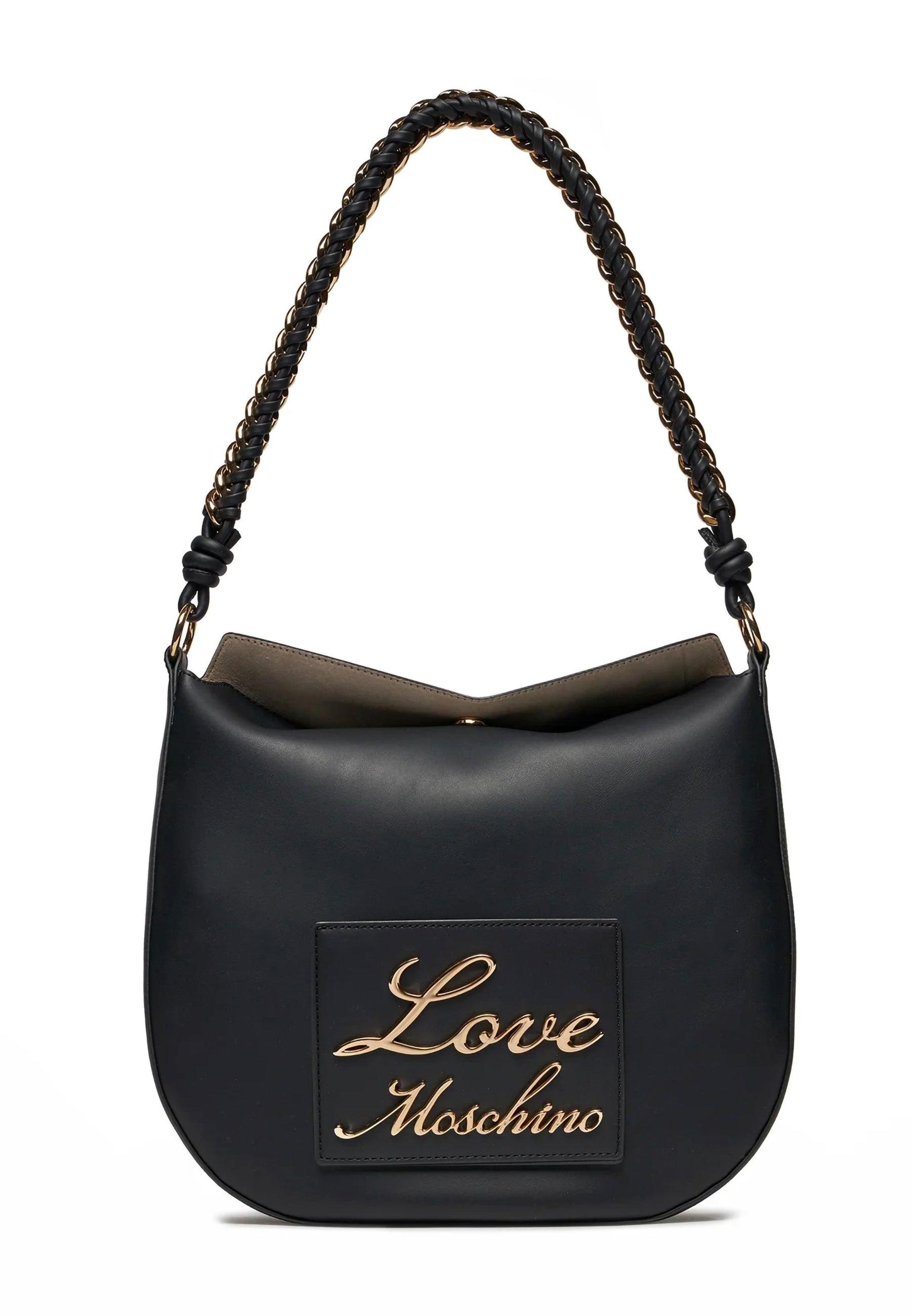 LOVE MOSCHINO Borsa Hobo Donna Nero JC4120PP1ILM0000 - Sandrini Calzature e Abbigliamento