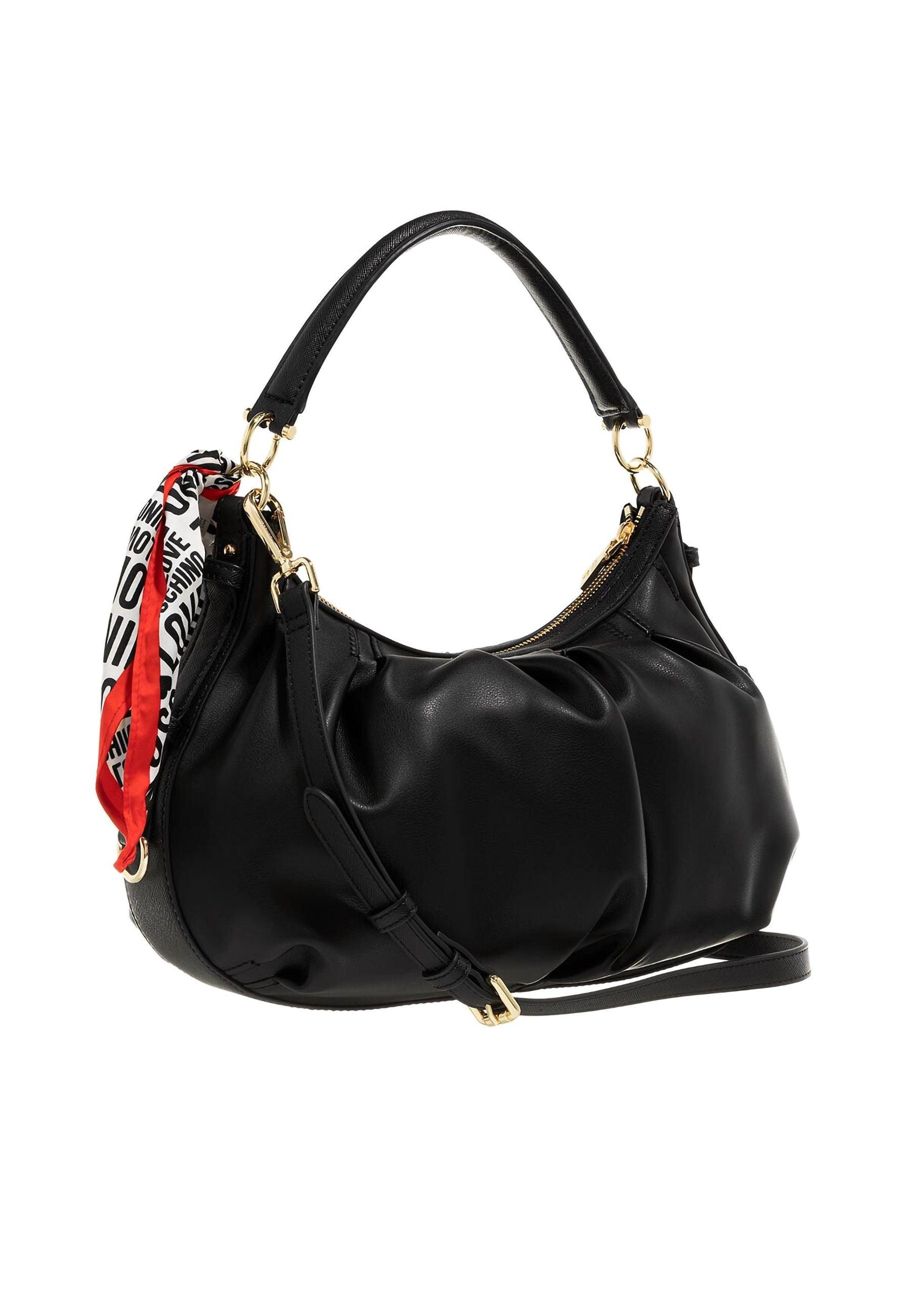 LOVE MOSCHINO Borsa Hobo Nero JC4040PP1GLE100A - Sandrini Calzature e Abbigliamento