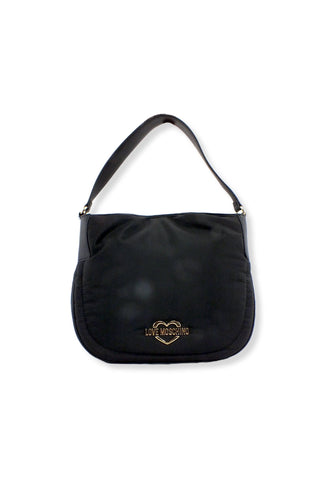 LOVE MOSCHINO Borsa Hobo Nylon Donna Nero JC4058PP1FLE100A - Sandrini Calzature e Abbigliamento