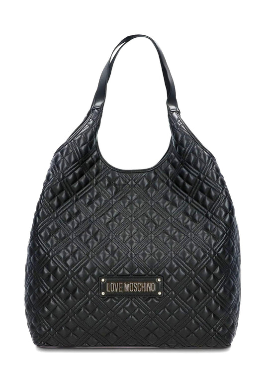 LOVE MOSCHINO Borsa Hobo Quilted Nero JC4070PP1HLA0000 - Sandrini Calzature e Abbigliamento