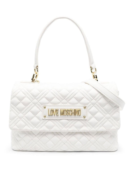 LOVE MOSCHINO Borsa Mano Off White JC4314PP0FLA0120 - Sandrini Calzature e Abbigliamento