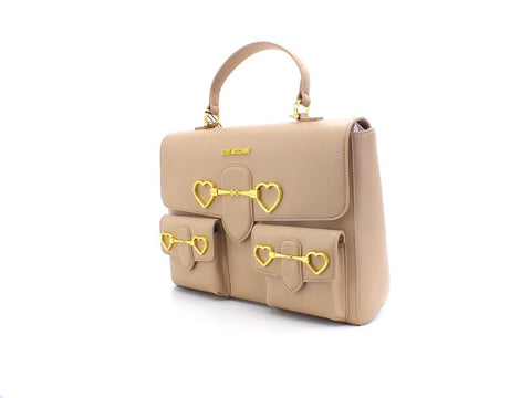 LOVE MOSCHINO Borsa Messenger Logo Inserti Nude JC4076PP1ELC0107 - Sandrini Calzature e Abbigliamento