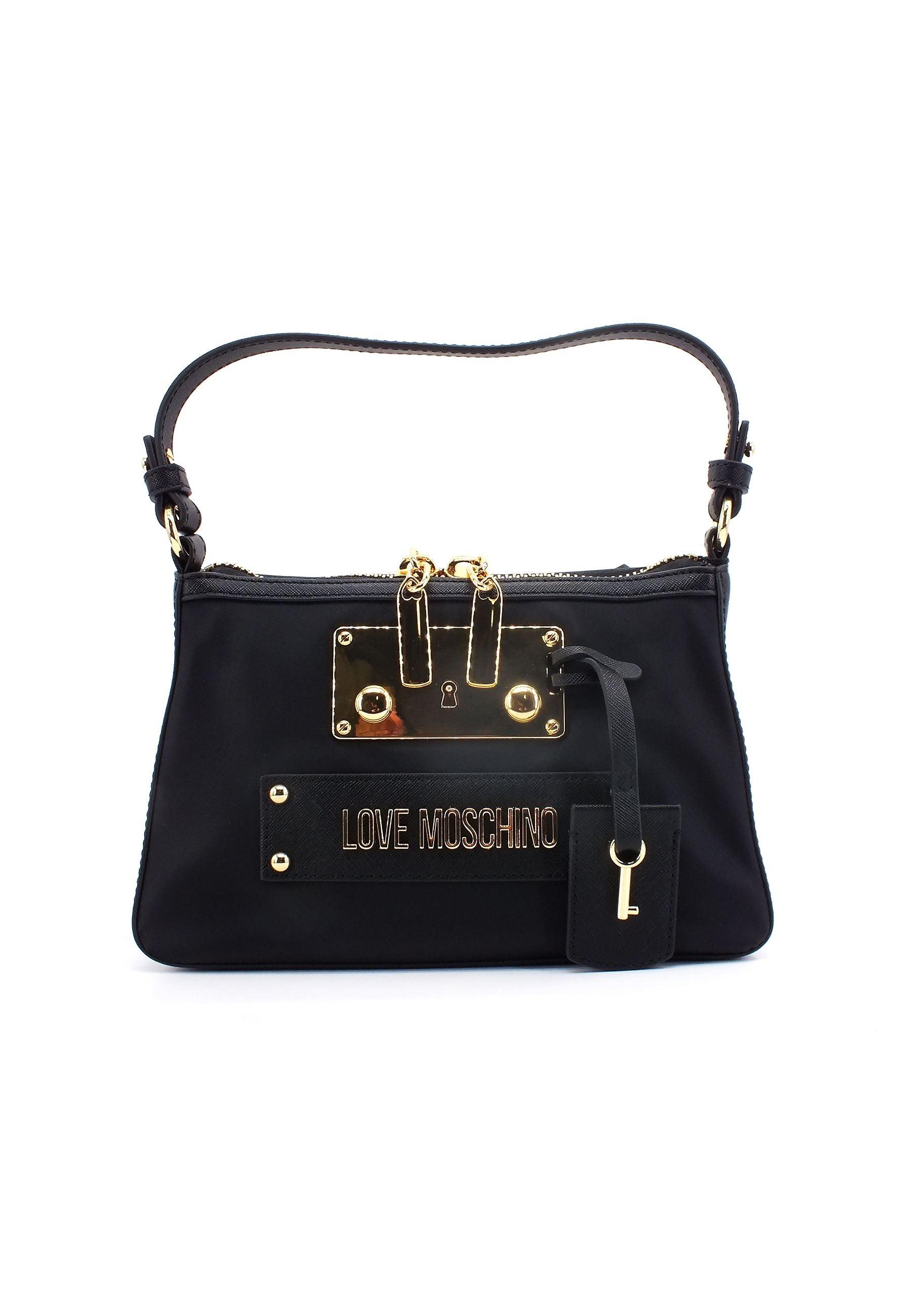 LOVE MOSCHINO Borsa Nylon Nero JC4160PP1GLG100A - Sandrini Calzature e Abbigliamento