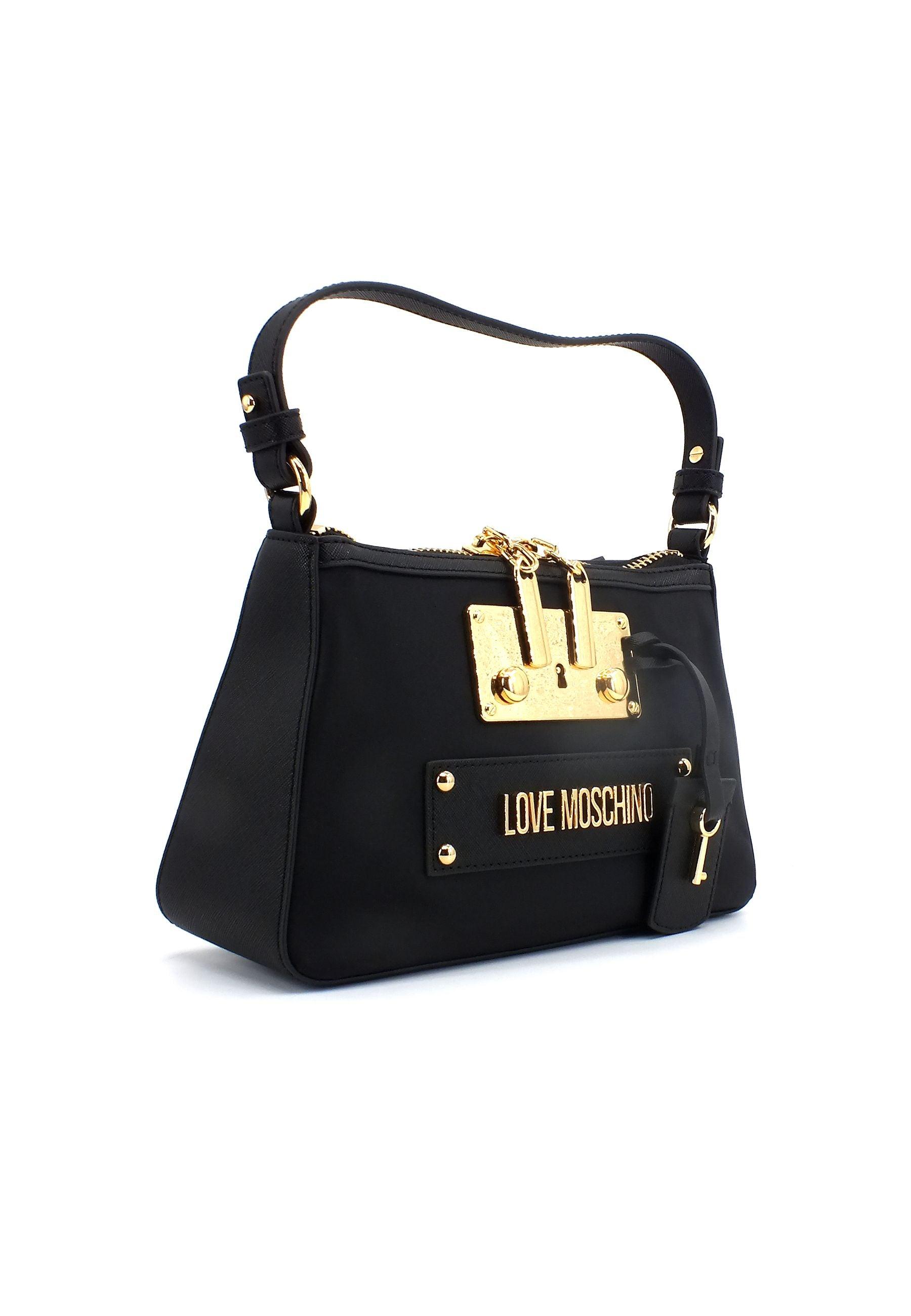 LOVE MOSCHINO Borsa Nylon Nero JC4160PP1GLG100A - Sandrini Calzature e Abbigliamento