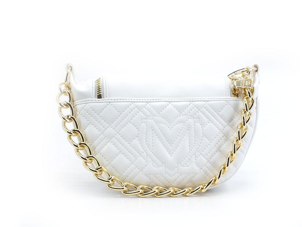 LOVE MOSCHINO Borsa Pochette Catena Bianco JC4311PP0ELA0100 - Sandrini Calzature e Abbigliamento