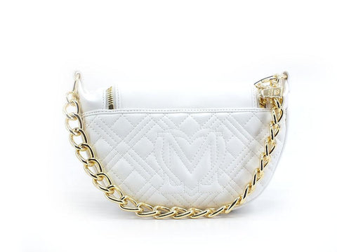 LOVE MOSCHINO Borsa Pochette Catena Bianco JC4311PP0ELA0100 - Sandrini Calzature e Abbigliamento