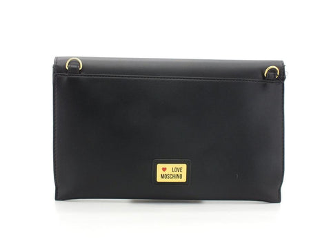 LOVE MOSCHINO Borsa Pochette Clutch Cuori Nero JC4081PP1ELC0000 - Sandrini Calzature e Abbigliamento