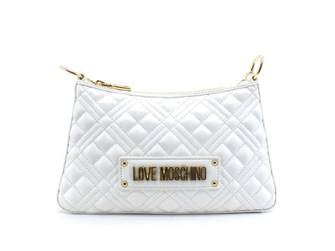 LOVE MOSCHINO Borsa Pochette Quilted Tracolla Bianco JC4135PP0ELA0100 - Sandrini Calzature e Abbigliamento