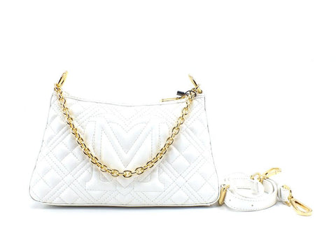 LOVE MOSCHINO Borsa Pochette Quilted Tracolla Bianco JC4135PP0ELA0100 - Sandrini Calzature e Abbigliamento
