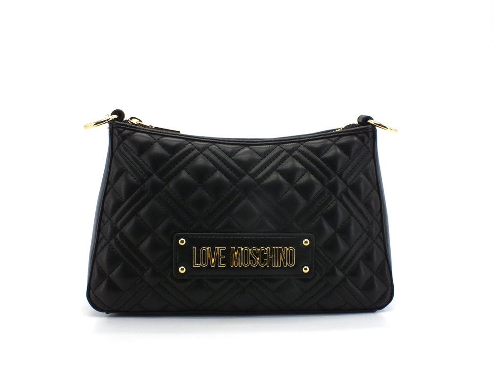LOVE MOSCHINO Borsa Pochette Quilted Tracolla Nero JC4135PP0ELA0000 - Sandrini Calzature e Abbigliamento