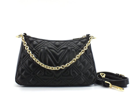 LOVE MOSCHINO Borsa Pochette Quilted Tracolla Nero JC4135PP0ELA0000 - Sandrini Calzature e Abbigliamento