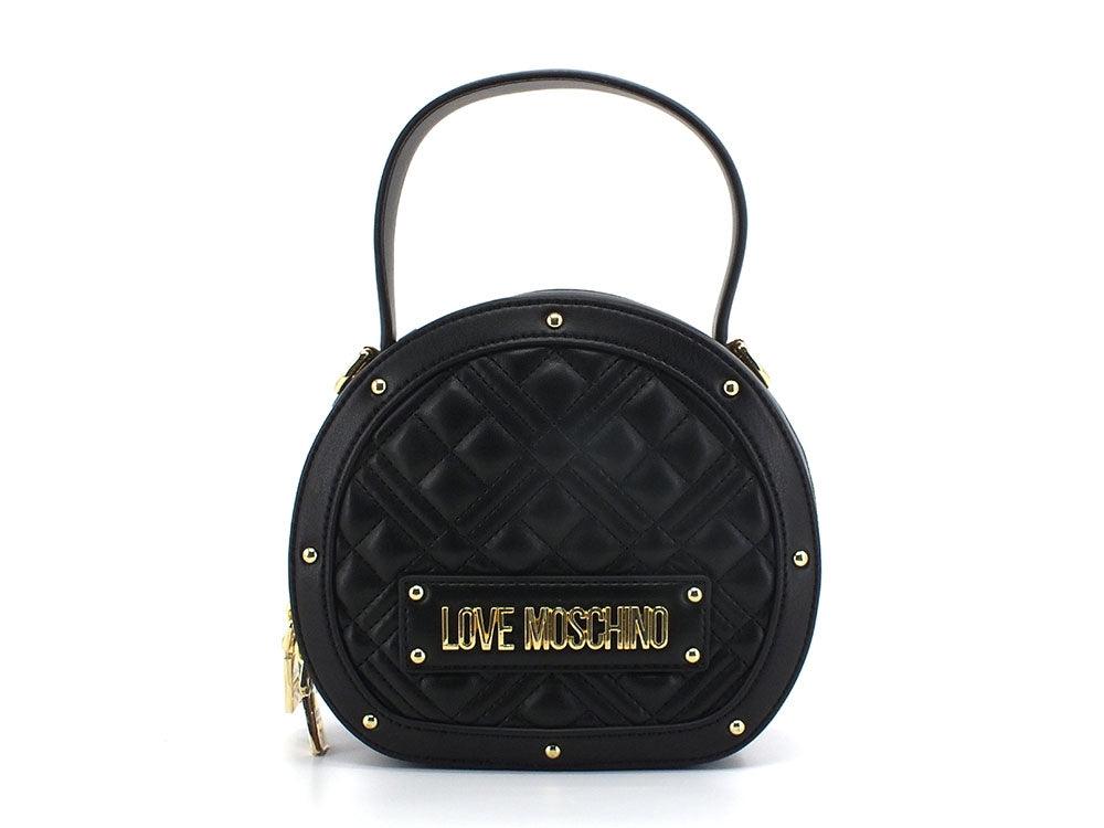 LOVE MOSCHINO Borsa Pochette Tonda Frame Nero JC4316PP0ELA0000 - Sandrini Calzature e Abbigliamento