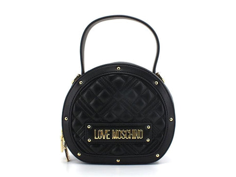 LOVE MOSCHINO Borsa Pochette Tonda Frame Nero JC4316PP0ELA0000 - Sandrini Calzature e Abbigliamento