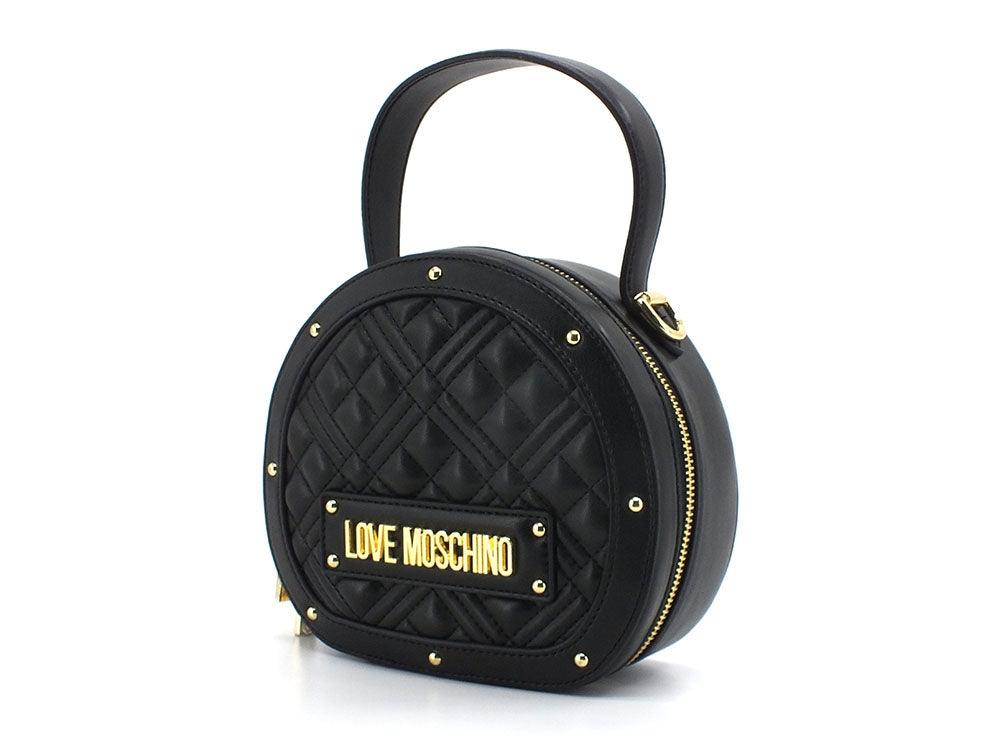 LOVE MOSCHINO Borsa Pochette Tonda Frame Nero JC4316PP0ELA0000 - Sandrini Calzature e Abbigliamento