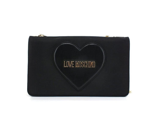 LOVE MOSCHINO Borsa Pochette Tracolla Logo Nero JC4334PP0EKD100A - Sandrini Calzature e Abbigliamento