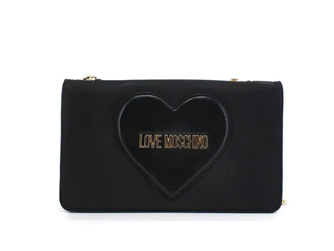 LOVE MOSCHINO Borsa Pochette Tracolla Logo Nero JC4334PP0EKD100A - Sandrini Calzature e Abbigliamento