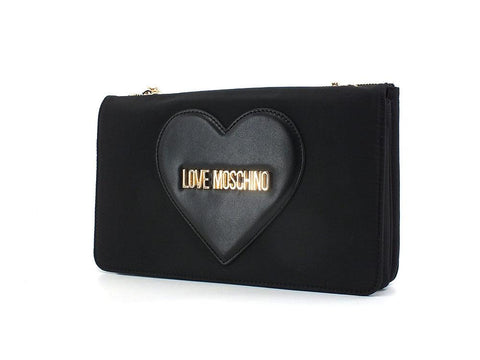 LOVE MOSCHINO Borsa Pochette Tracolla Logo Nero JC4334PP0EKD100A - Sandrini Calzature e Abbigliamento