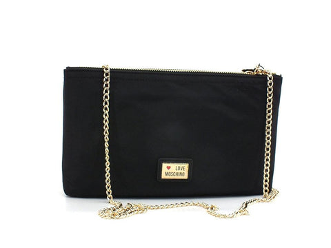 LOVE MOSCHINO Borsa Pochette Tracolla Logo Nero JC4334PP0EKD100A - Sandrini Calzature e Abbigliamento