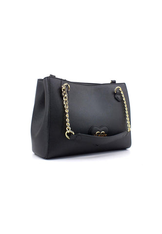 LOVE MOSCHINO Borsa Saddle Catena Nero JC4264PP0HKL0000 - Sandrini Calzature e Abbigliamento