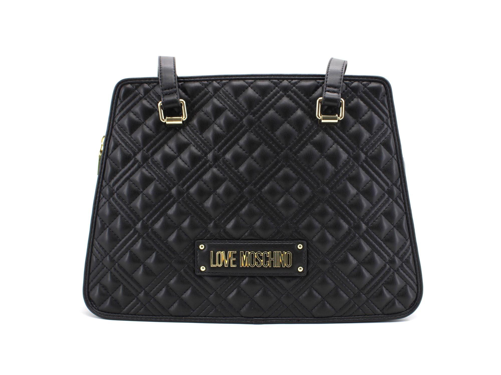 LOVE MOSCHINO Borsa Saddle Trapuntata - Sandrini Calzature e Abbigliamento