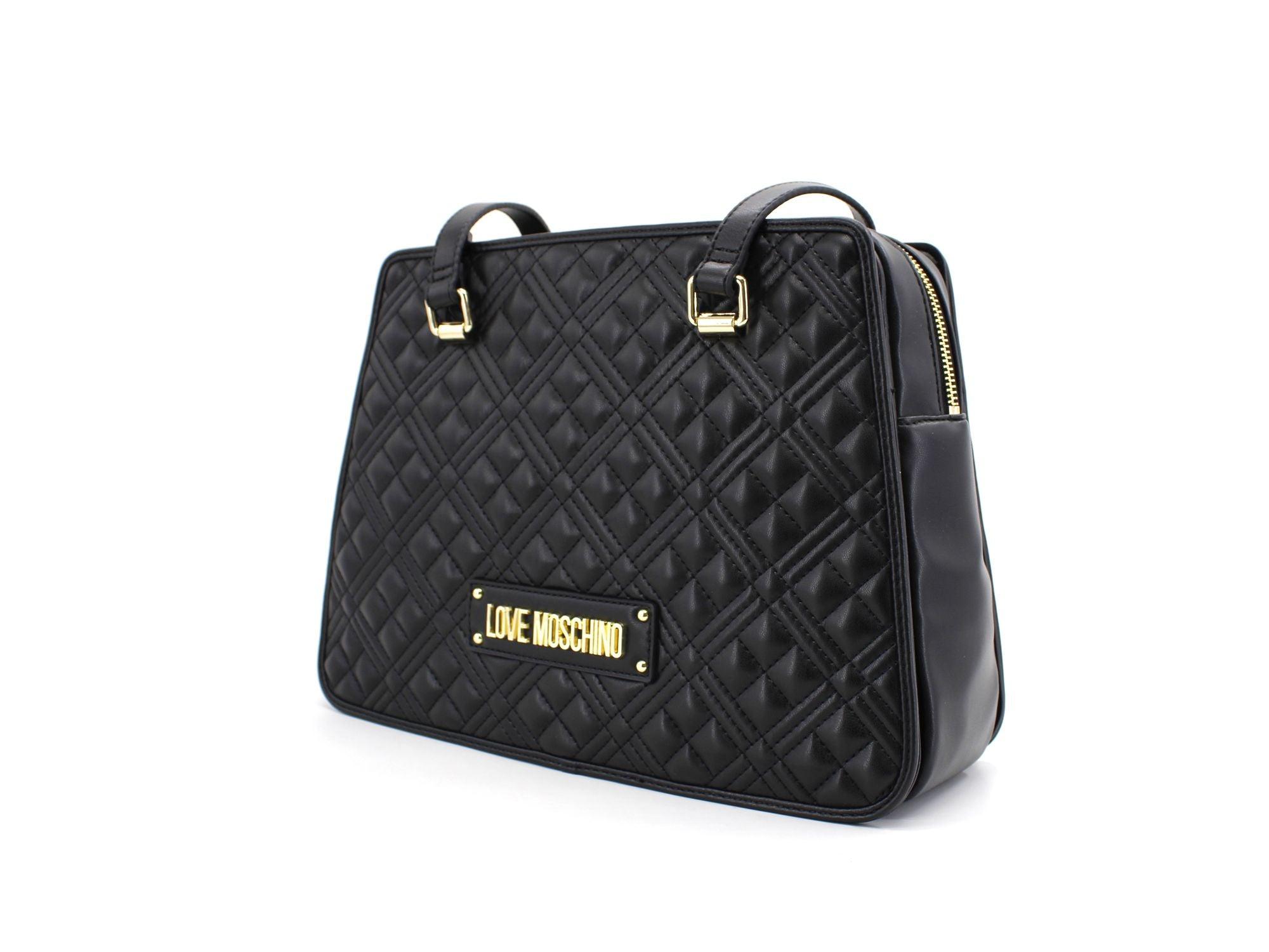 LOVE MOSCHINO Borsa Saddle Trapuntata - Sandrini Calzature e Abbigliamento