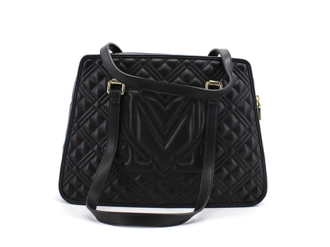 LOVE MOSCHINO Borsa Saddle Trapuntata - Sandrini Calzature e Abbigliamento