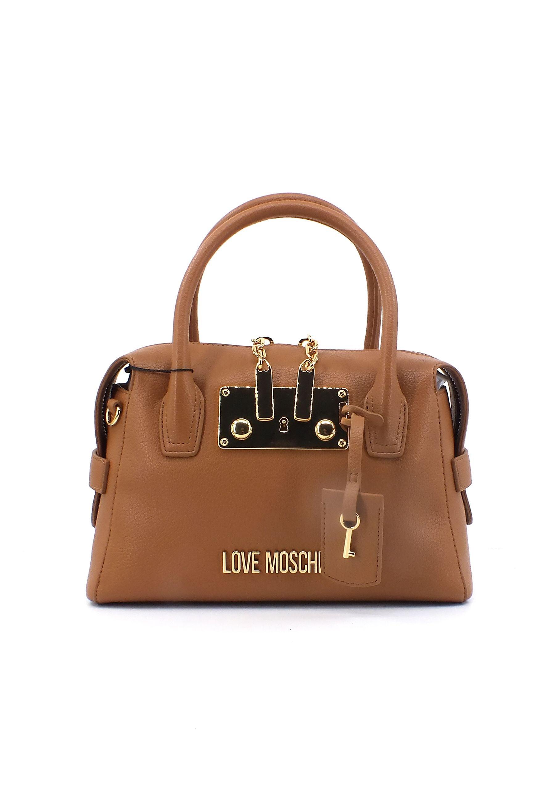 LOVE MOSCHINO Borsa Satchel Cammello JC4091PP1GLU0201 - Sandrini Calzature e Abbigliamento