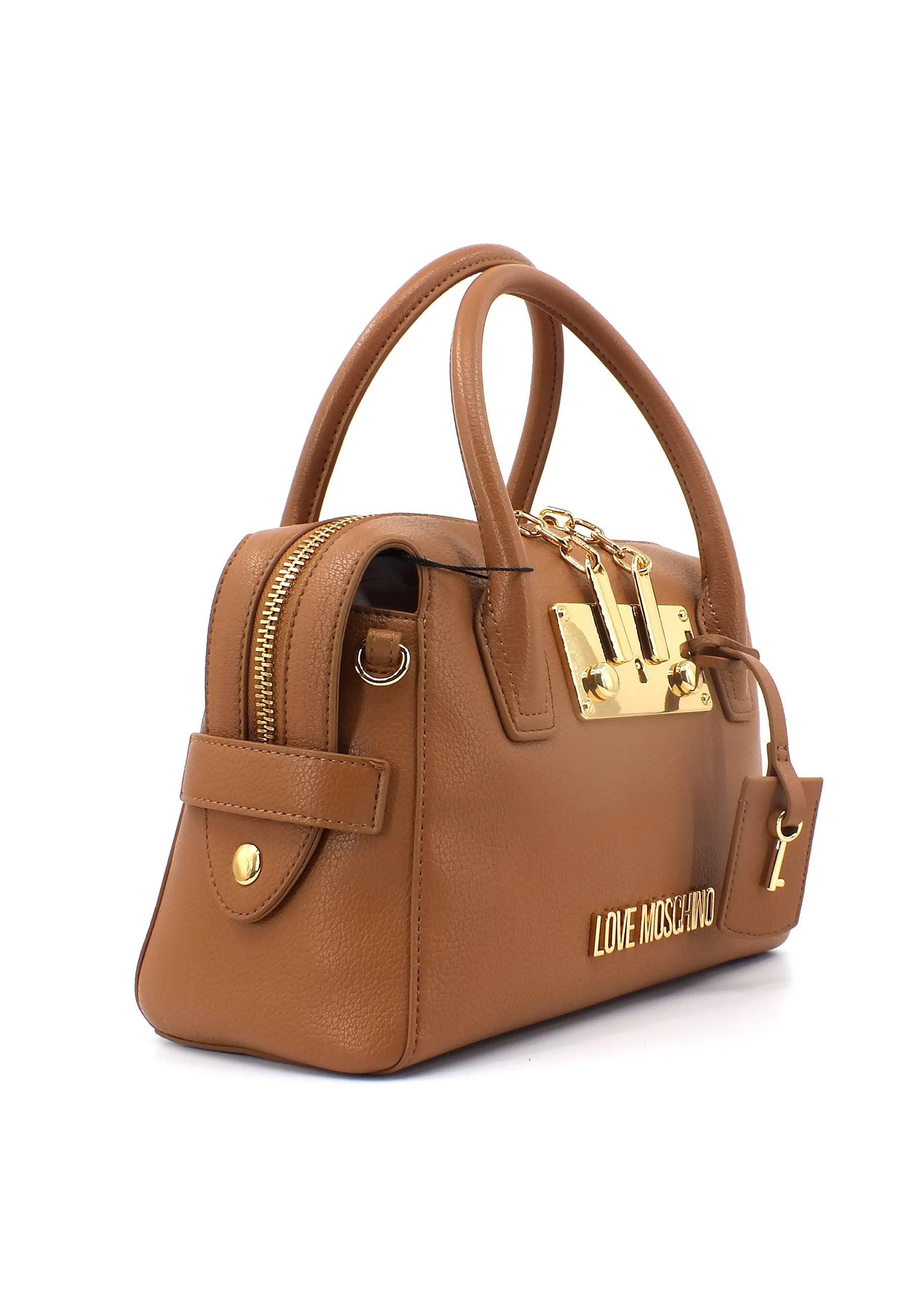 LOVE MOSCHINO Borsa Satchel Cammello JC4091PP1GLU0201 - Sandrini Calzature e Abbigliamento