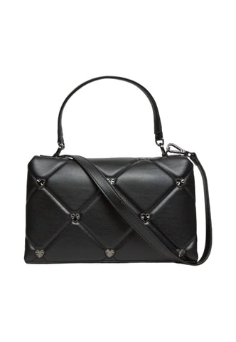 LOVE MOSCHINO Borsa Satchel Cuori Nero Canna di Fucile JC4184PP0HLZ0000 - Sandrini Calzature e Abbigliamento