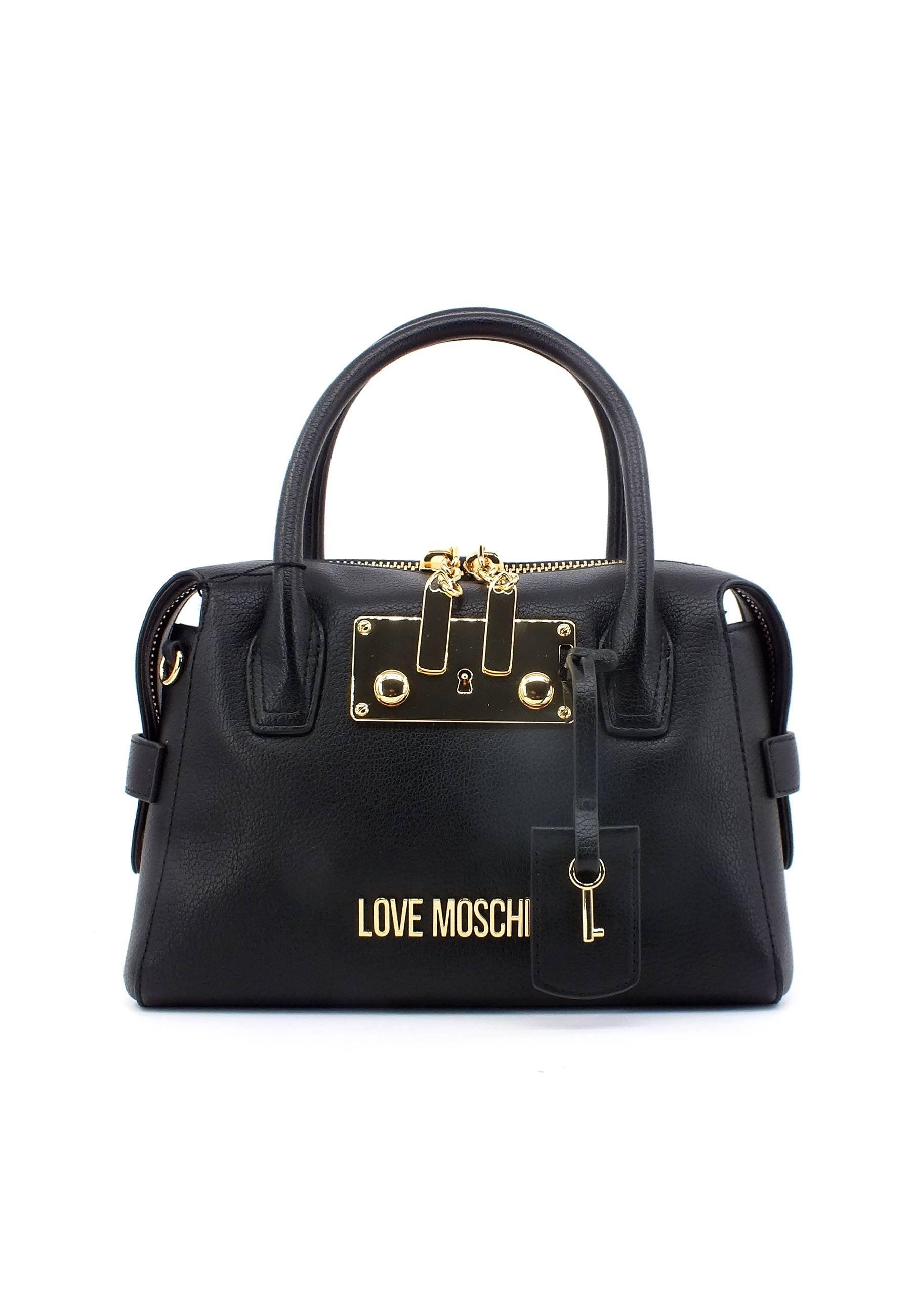 LOVE MOSCHINO Borsa Satchel Nero JC4091PP1GLU0000 - Sandrini Calzature e Abbigliamento