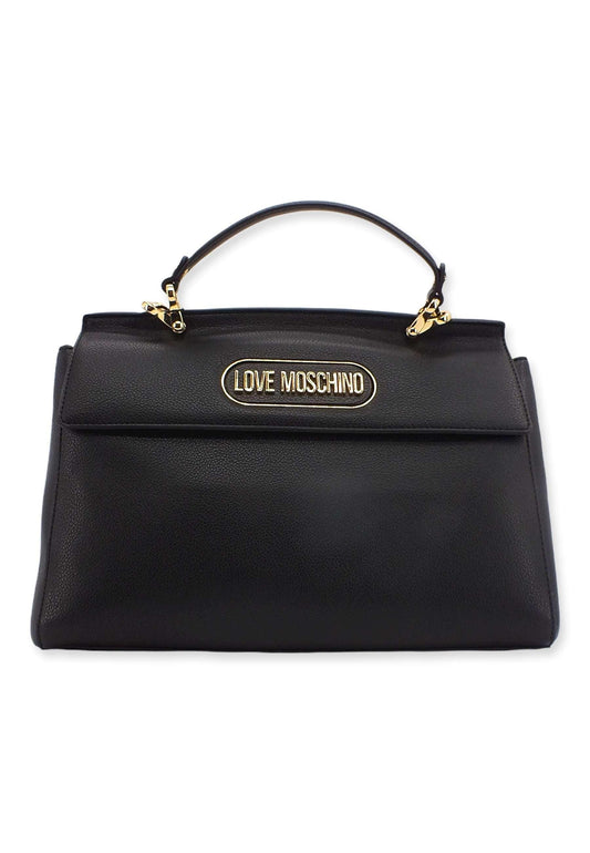 LOVE MOSCHINO Borsa Satchel Nero JC4404PP0FKP0000 - Sandrini Calzature e Abbigliamento