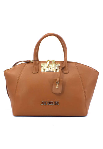 LOVE MOSCHINO Borsa Shopper Clutch Cammello JC4090PP1GLU0201 - Sandrini Calzature e Abbigliamento