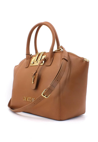 LOVE MOSCHINO Borsa Shopper Clutch Cammello JC4090PP1GLU0201 - Sandrini Calzature e Abbigliamento