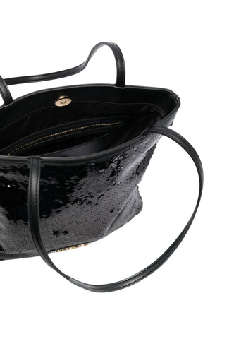 LOVE MOSCHINO Borsa Shopper Mid Paillettes Nero JC4069PP1GLP100A - Sandrini Calzature e Abbigliamento