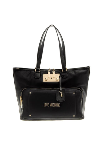 LOVE MOSCHINO Borsa Shopper Nero JC4154PP1GLG100A - Sandrini Calzature e Abbigliamento