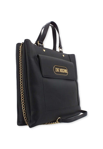 LOVE MOSCHINO Borsa Shopper Rectangular Nero JC4398PP0FKP0000 - Sandrini Calzature e Abbigliamento