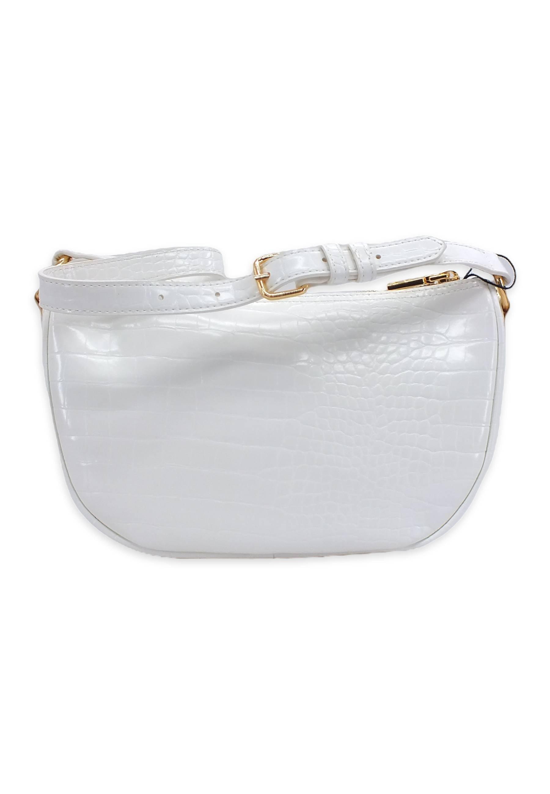 LOVE MOSCHINO Borsa Shoulder Bag Croco Off White JC4426PP0FKS0120 - Sandrini Calzature e Abbigliamento