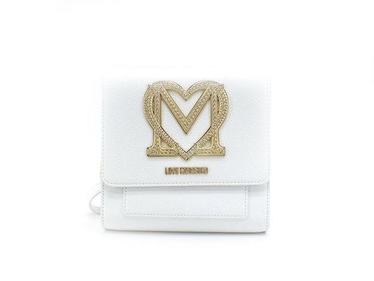 LOVE MOSCHINO Borsa Shoulder Bag Tracolla Logo Cuore Bianco JC4381PP0EKM0100 - Sandrini Calzature e Abbigliamento